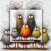 Puzzle astratto con pollo, 1000 pezzi